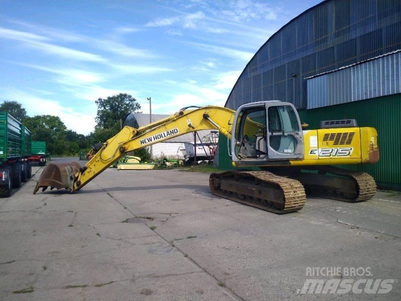 New Holland E 215 履帶式 挖土機/掘鑿機/挖掘機