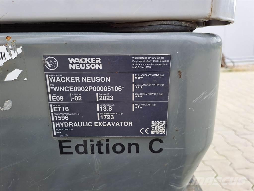 Wacker Neuson ET16 履帶式 挖土機/掘鑿機/挖掘機