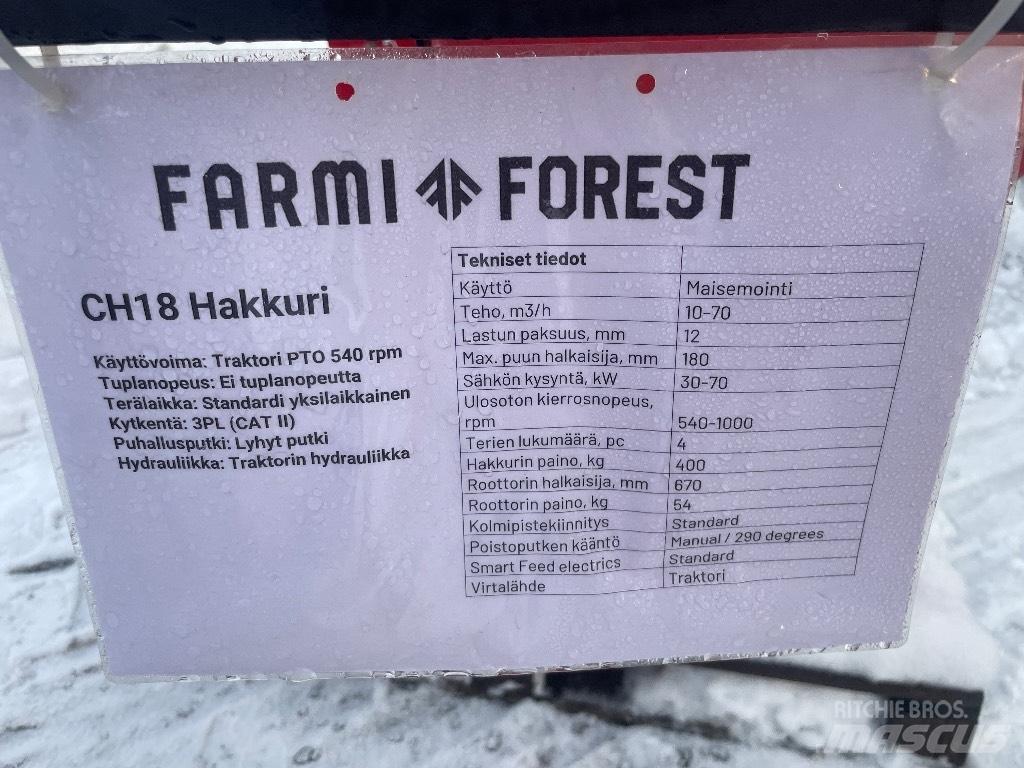 Farmi Forest CH18 碎木機