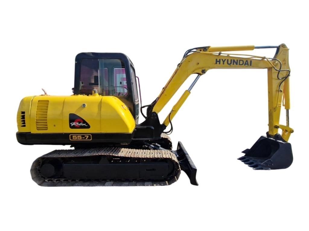 Hyundai R 155-7 小型挖土機/掘鑿機<7t(小型挖掘機)