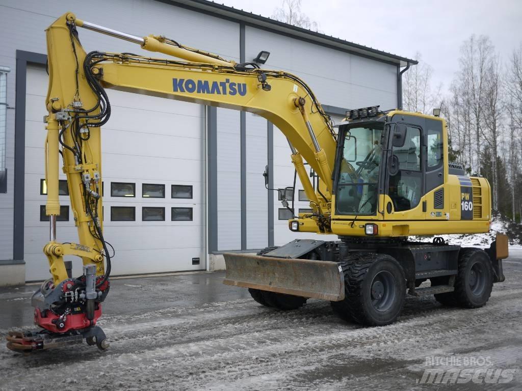 Komatsu PW 160-8 旋轉式挖土機/掘鑿機/挖掘機