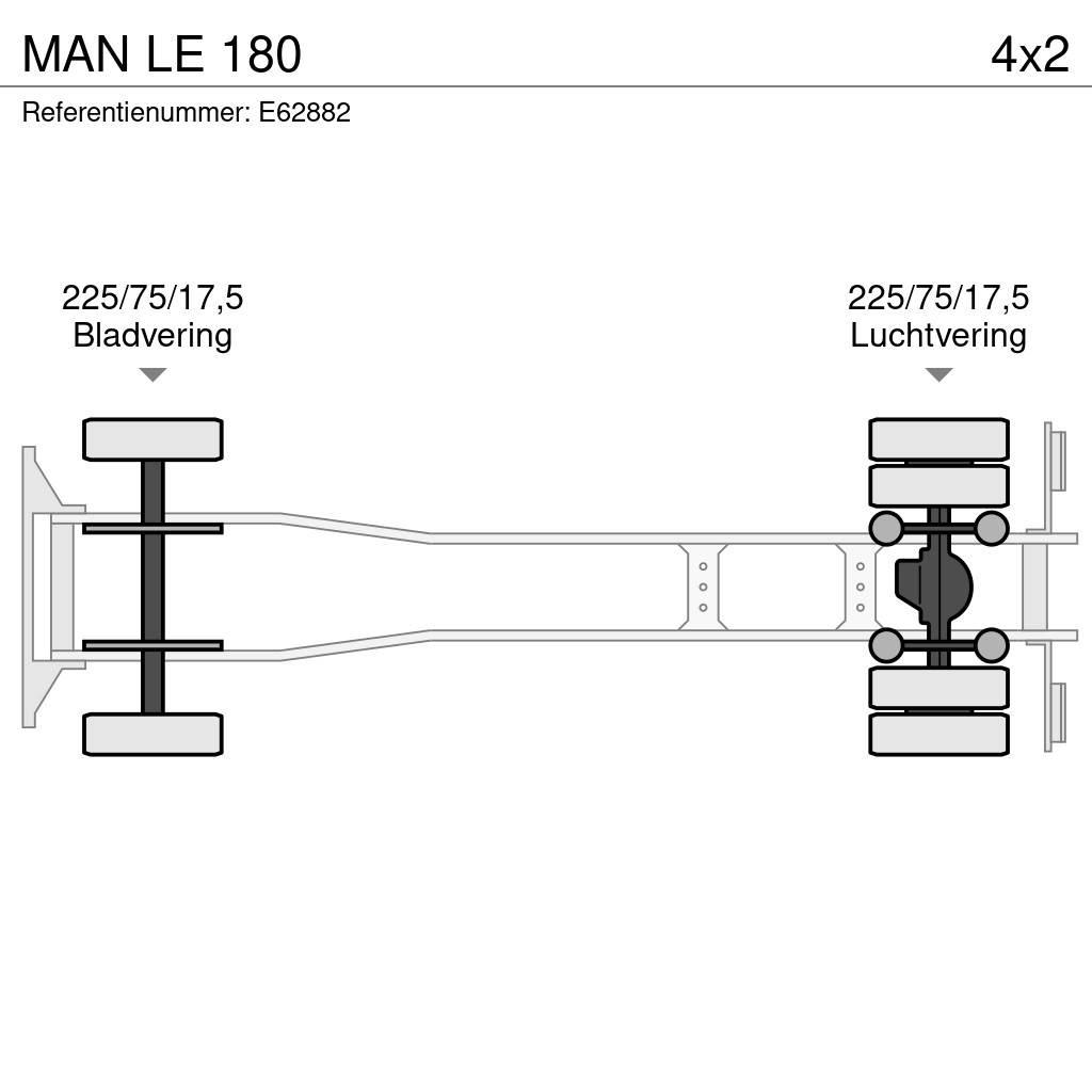 MAN LE 180 篷布卡車