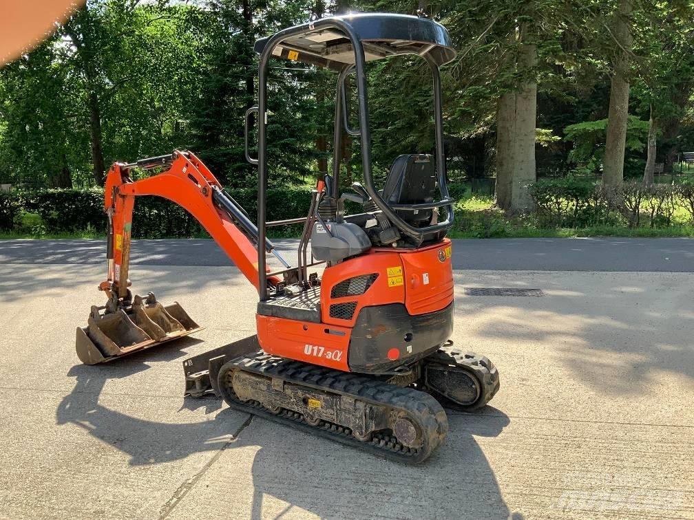 Kubota U 17-3 小型挖土機/掘鑿機<7t(小型挖掘機)
