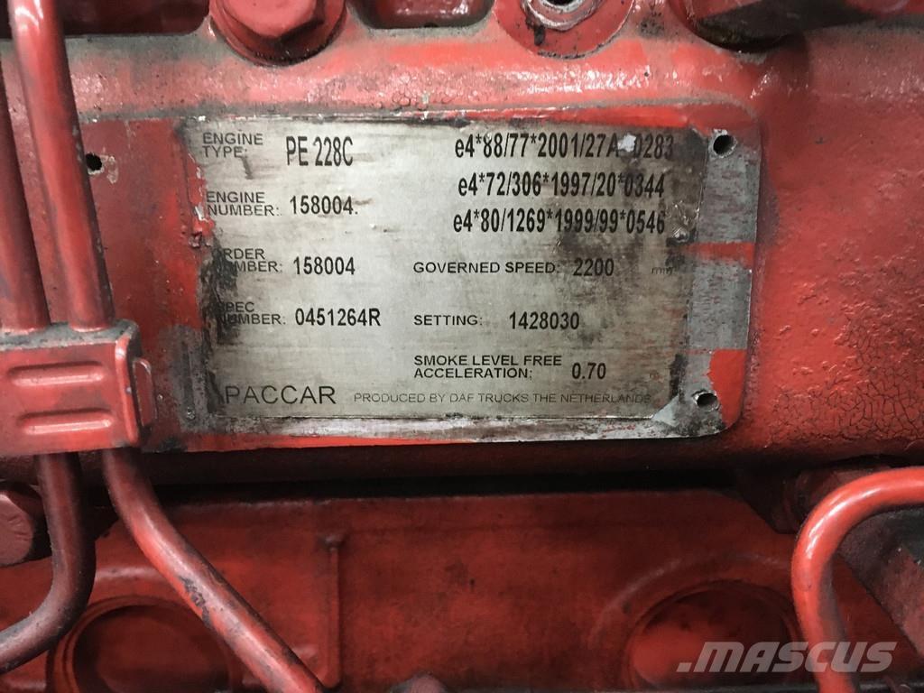 DAF PE 228 C USED 引擎/發動機
