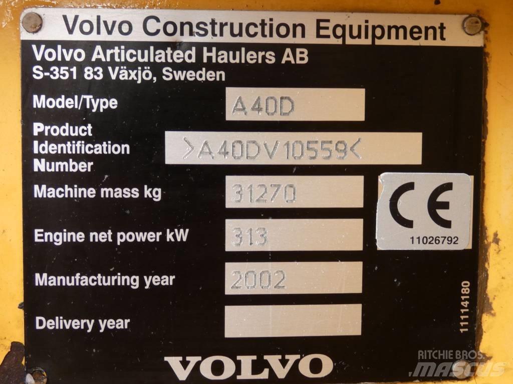 Volvo A 40 D 鉸接式起吊車