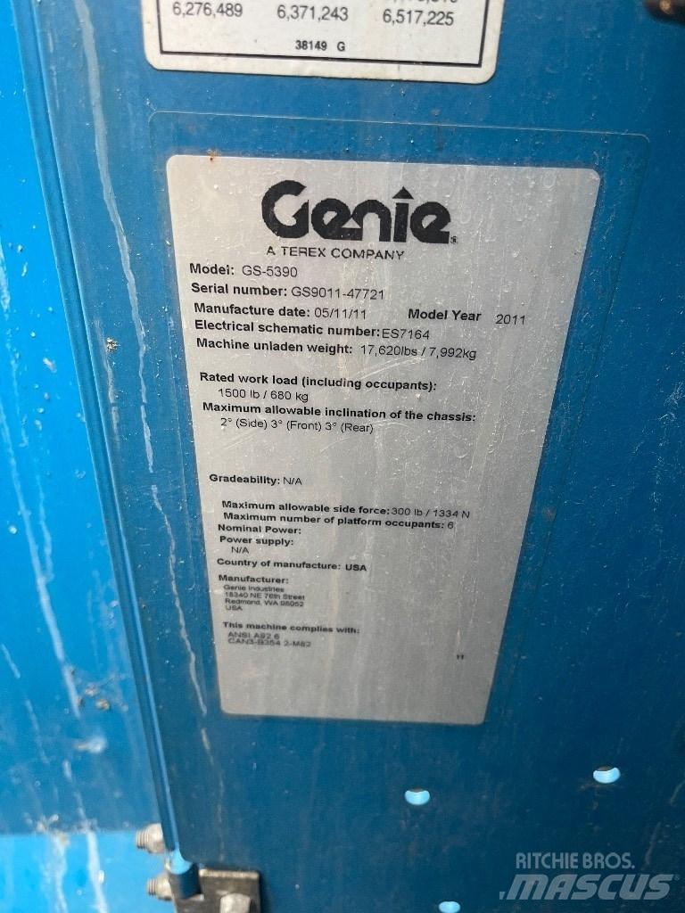 Genie GS 5390 剪式升降機