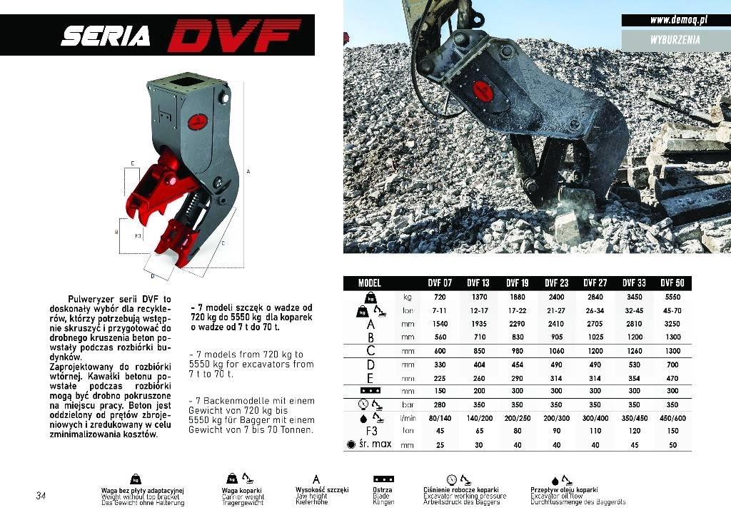  DEMOQ DVF23 工程軋碎機(壓碎機)