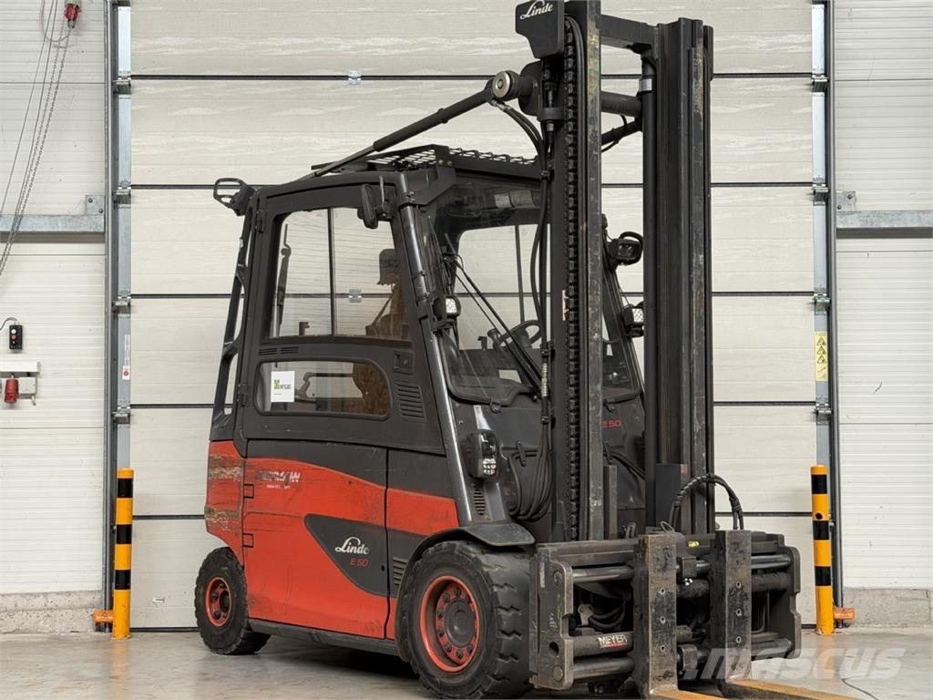 Linde E50HL-01 電動堆高機