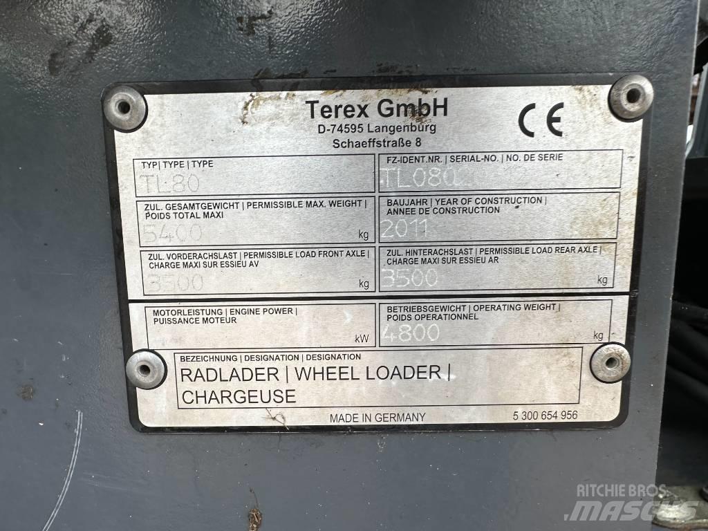 Terex TL 80 輪胎式裝載機