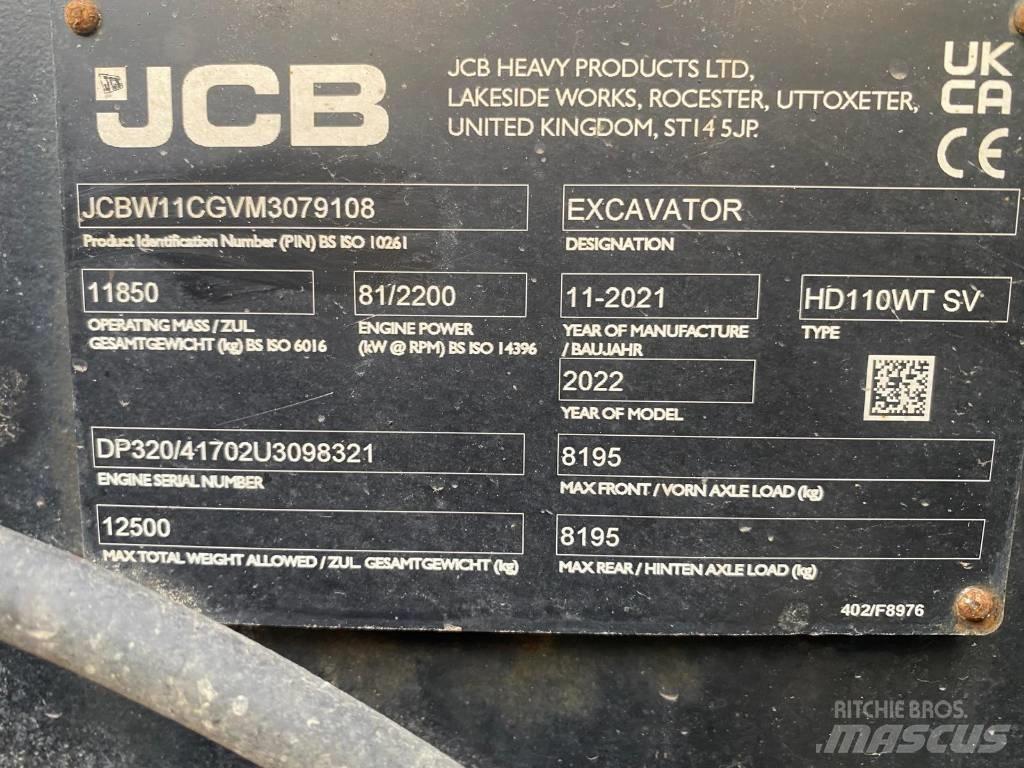 JCB 110 W 旋轉式挖土機/掘鑿機/挖掘機