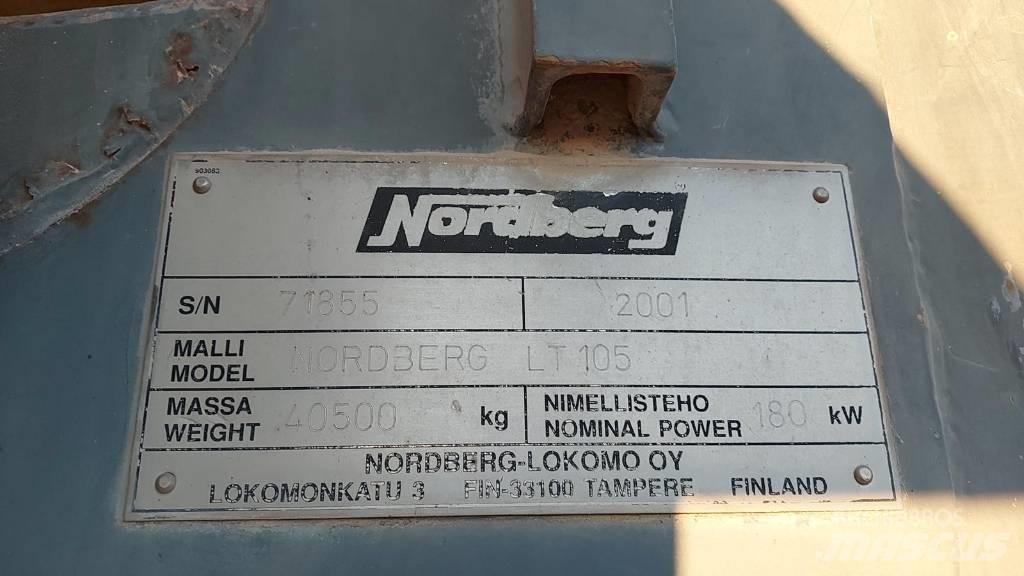 Metso Nordberg LT105 移動式壓碎機