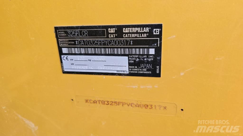 CAT 325 FL CR 履帶式 挖土機/掘鑿機/挖掘機