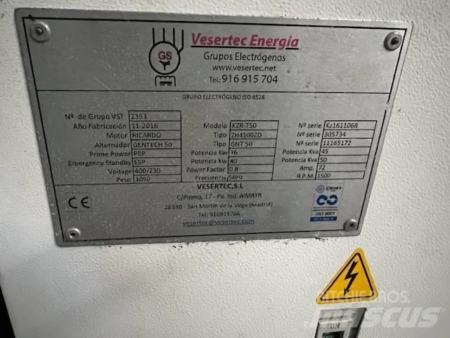 VESERTEC KZR-T50 柴油發電機