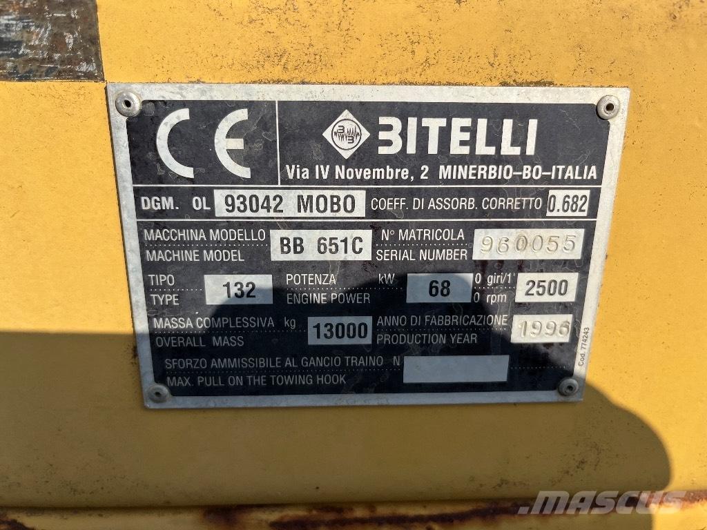 Bitelli BB 651 C 瀝青攤舖機/鋪路機