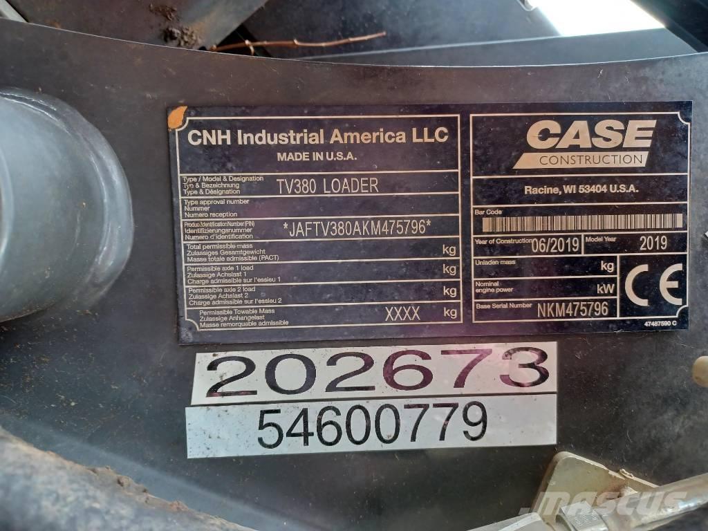 CASE TV 380 滑移轉向裝載機