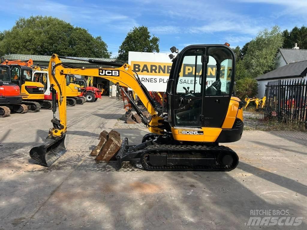 JCB 8026 CTS 小型挖土機/掘鑿機<7t(小型挖掘機)