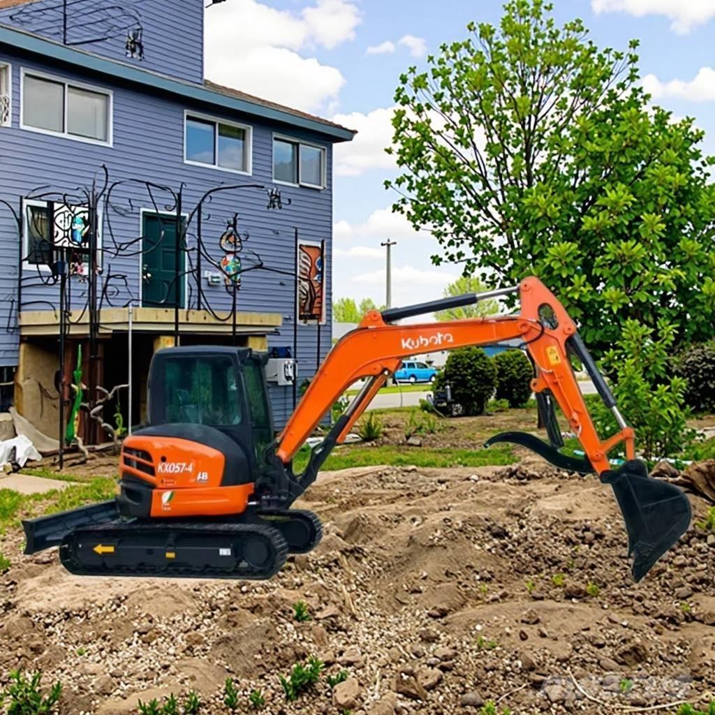 Kubota KX057-4 小型挖土機/掘鑿機<7t(小型挖掘機)