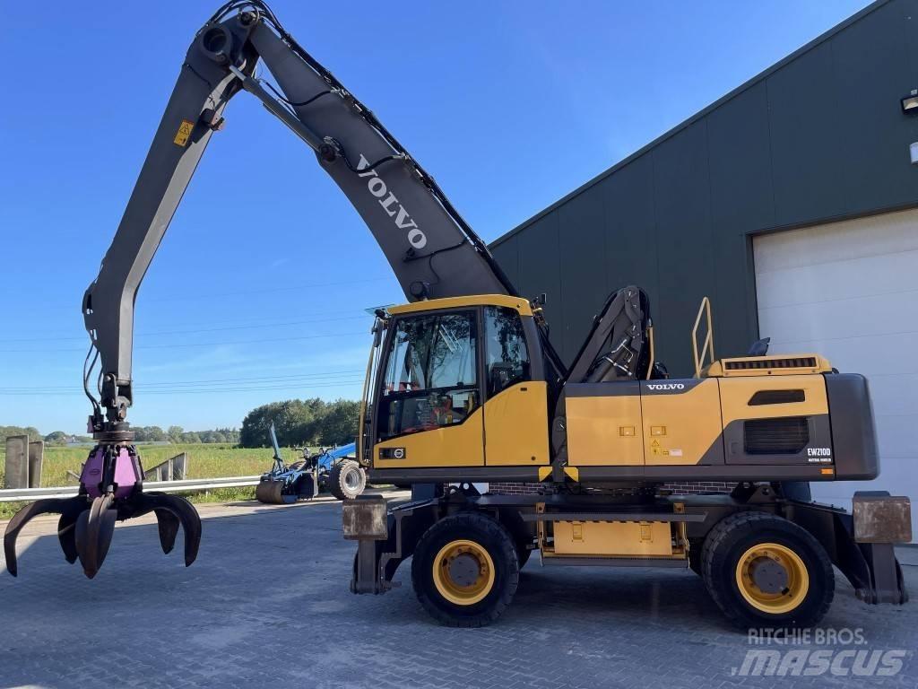 Volvo EW 210 MH 廢棄物/工業用操作車