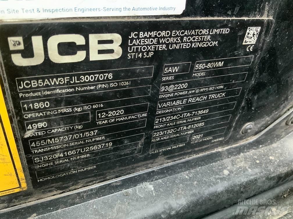 JCB 550-80 伸縮臂操作車