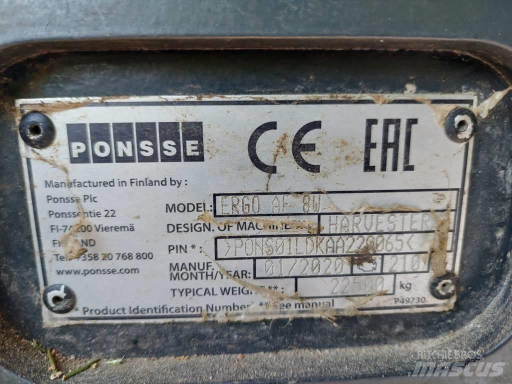 Ponsse Ergo AF 8W 收穫機