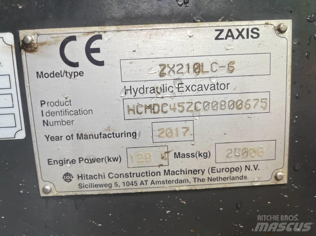 Hitachi ZX 210 LC-6 履帶式 挖土機/掘鑿機/挖掘機
