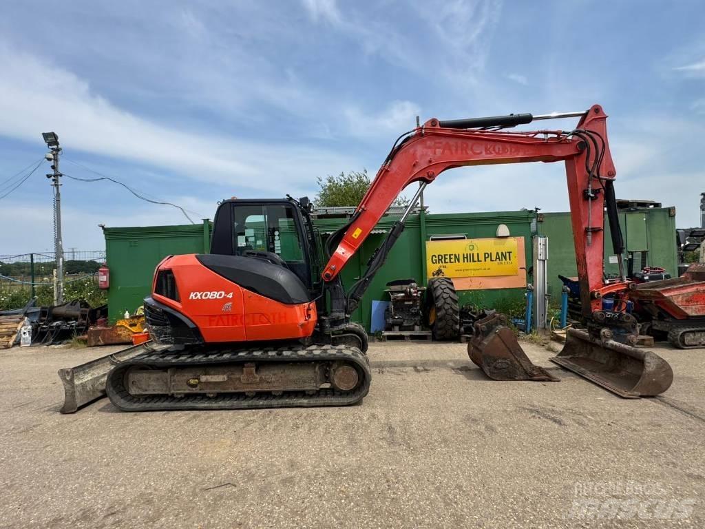 Kubota KX 008-4 小型挖土機/掘鑿機<7t(小型挖掘機)