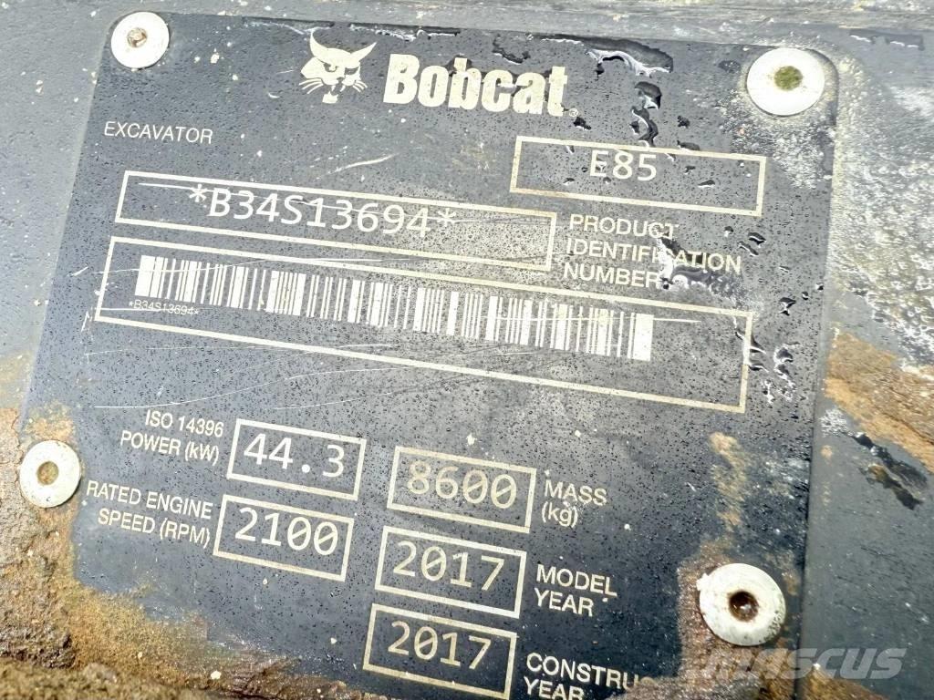 Bobcat E 85 中型挖土機/掘鑿機/挖掘機 7t-12t