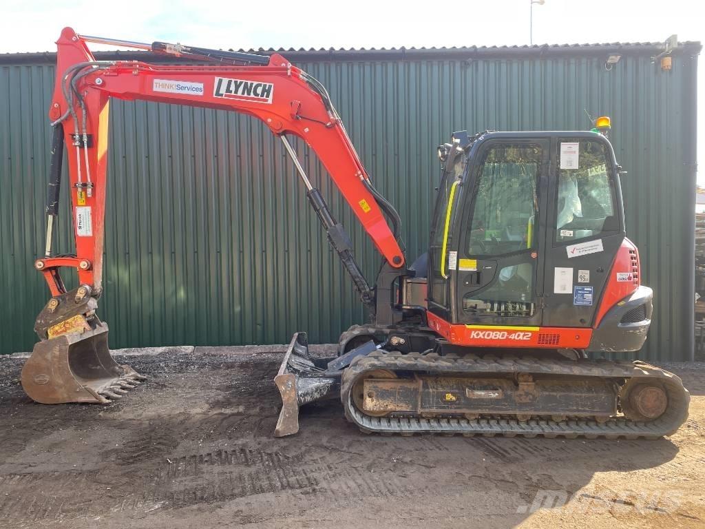 Kubota KX 080-4a2 中型挖土機/掘鑿機/挖掘機 7t-12t