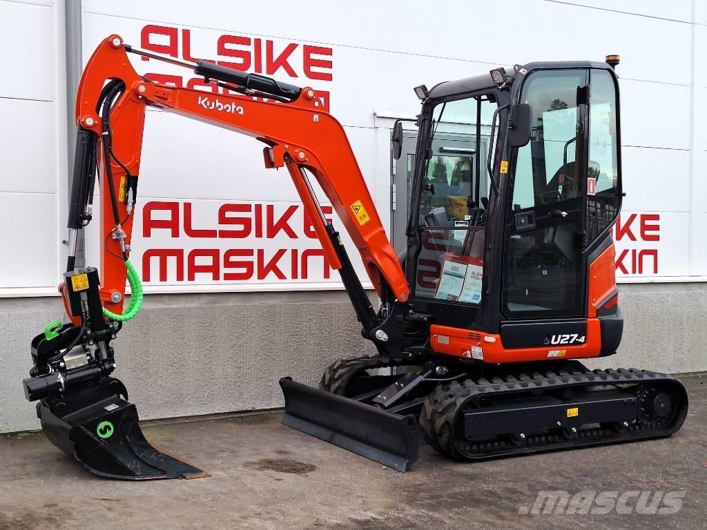 Kubota U 27-4 小型挖土機/掘鑿機<7t(小型挖掘機)