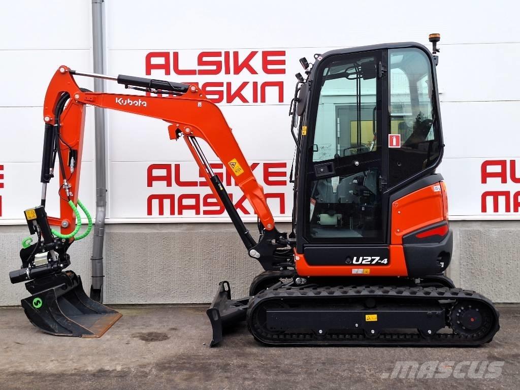 Kubota U 27-4 小型挖土機/掘鑿機<7t(小型挖掘機)