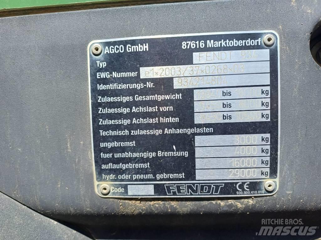 Fendt 936 Vario 曳引機