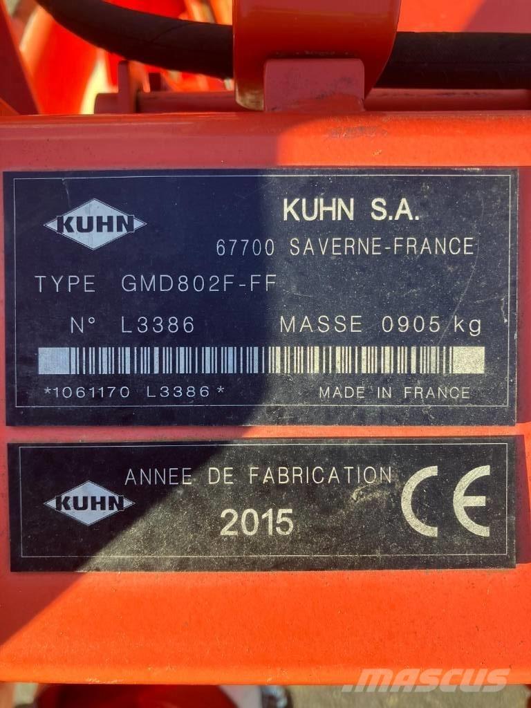 Kuhn GMD 802 F-FF 割草劑