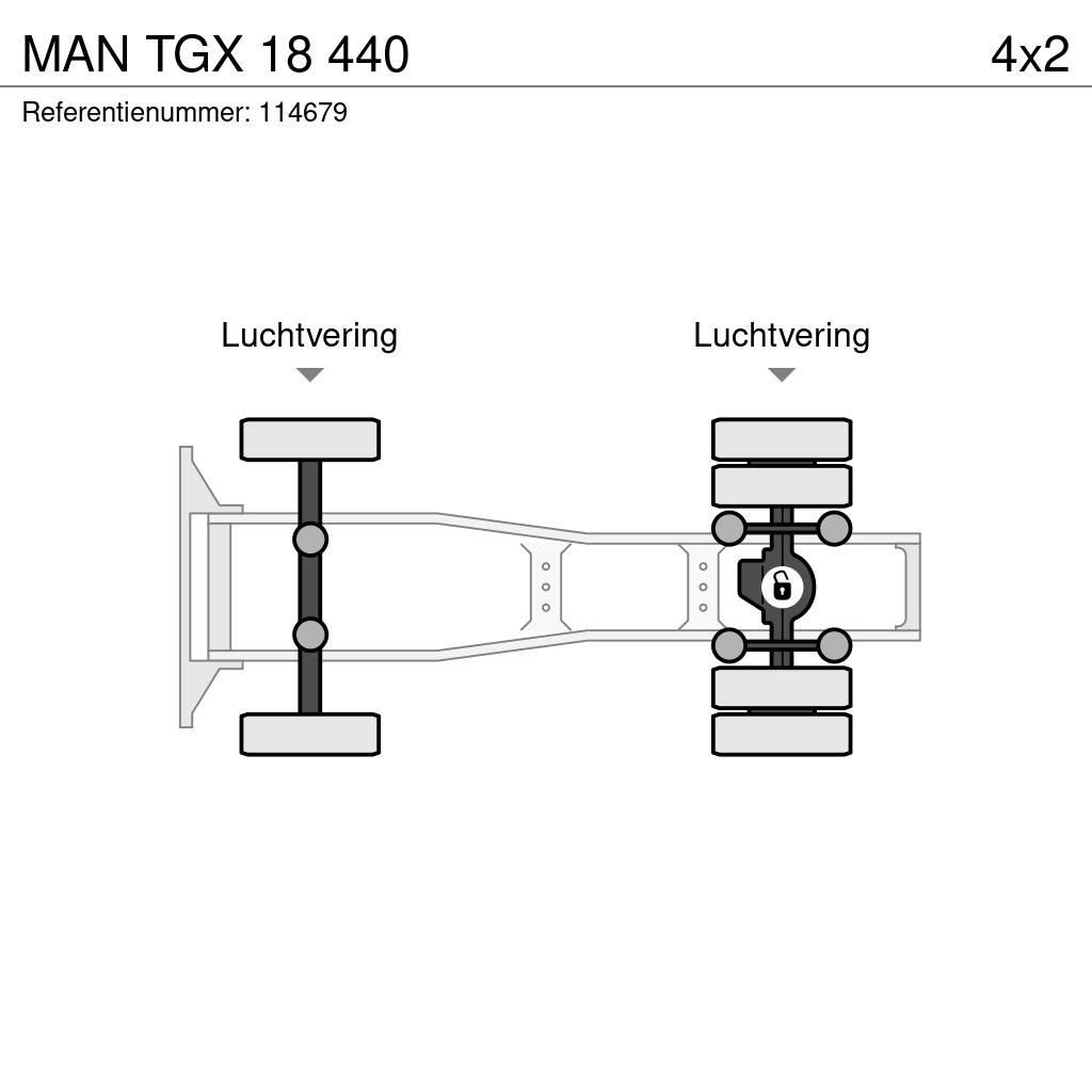 MAN TGX 18 440 曳引機組件