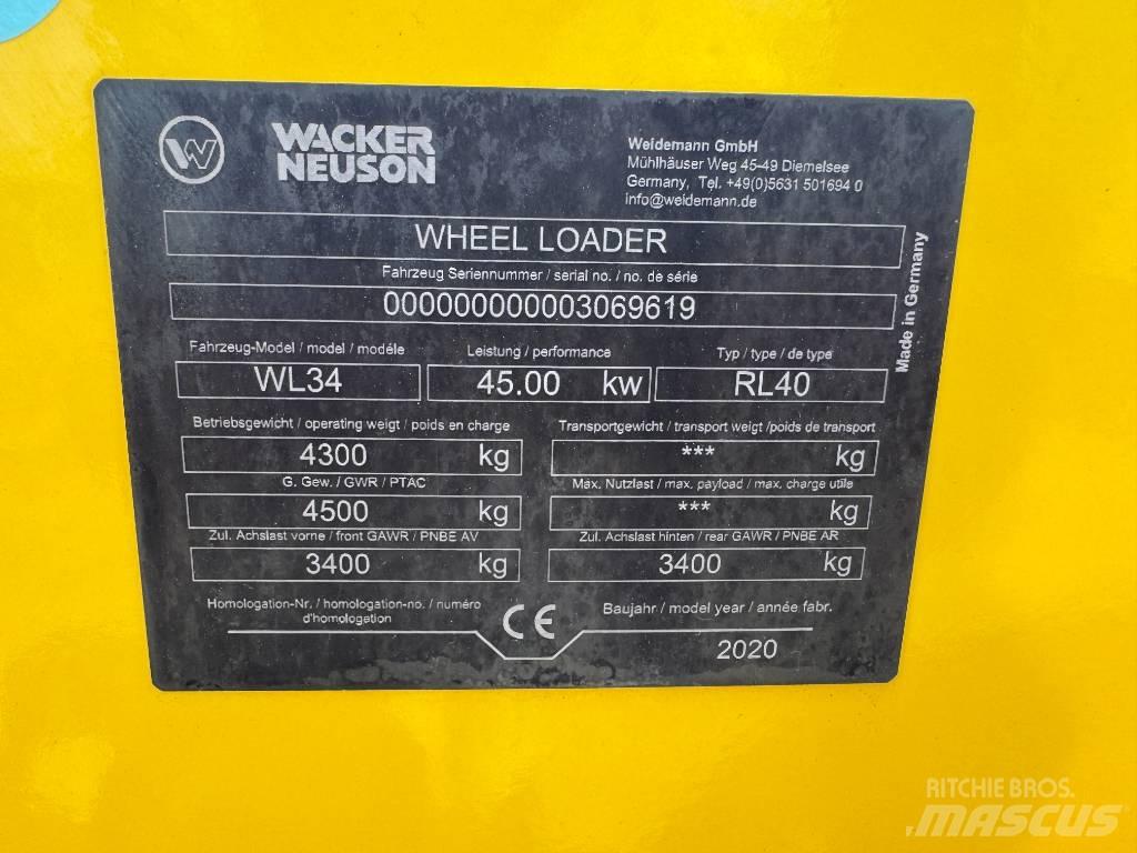 Wacker Neuson WL34 輪胎式裝載機