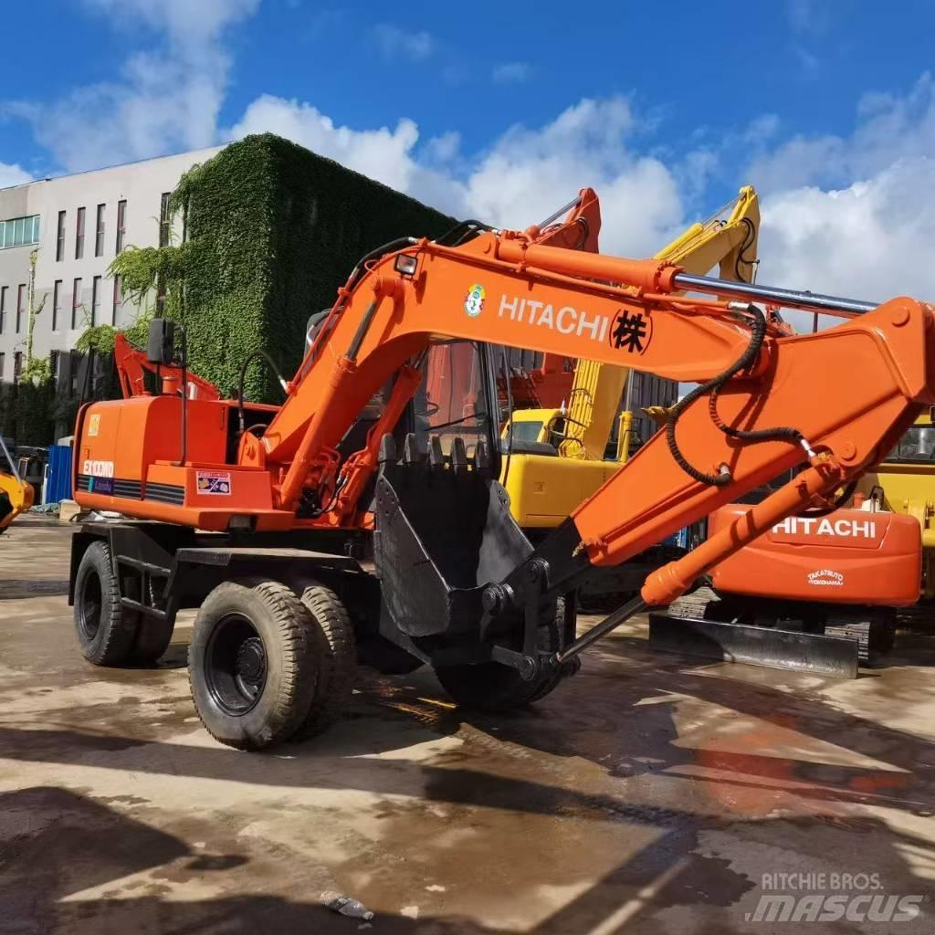 Hitachi EX 100 W D 旋轉式挖土機/掘鑿機/挖掘機