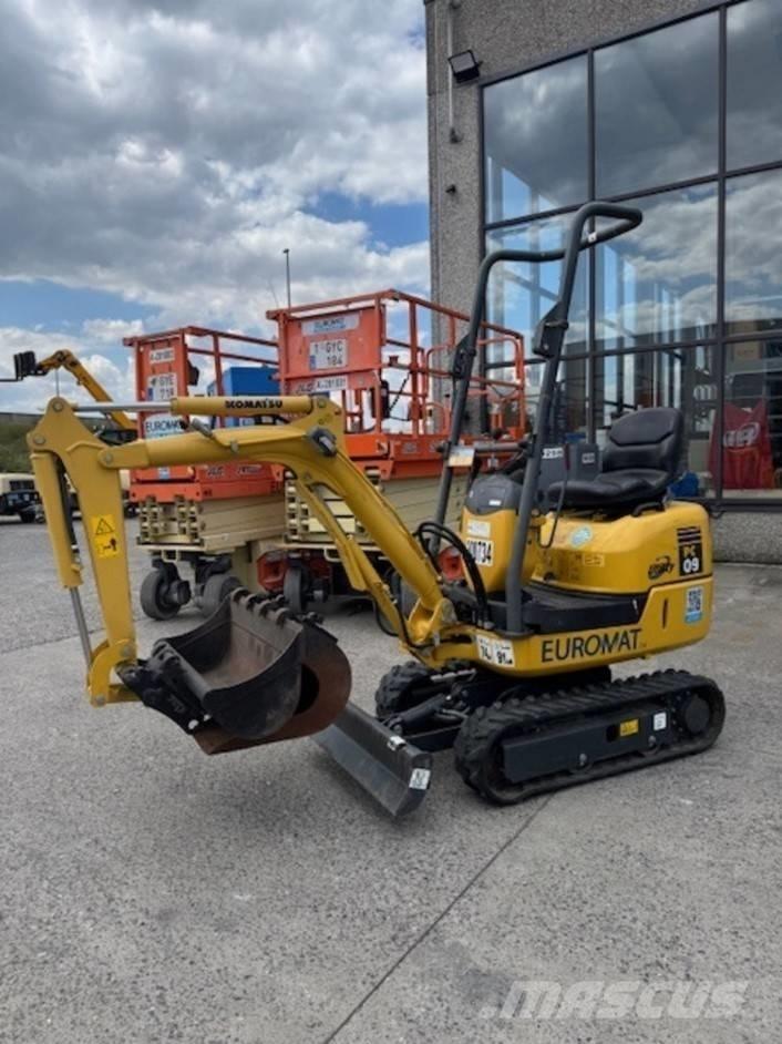 Komatsu PC 09-1 小型挖土機/掘鑿機<7t(小型挖掘機)