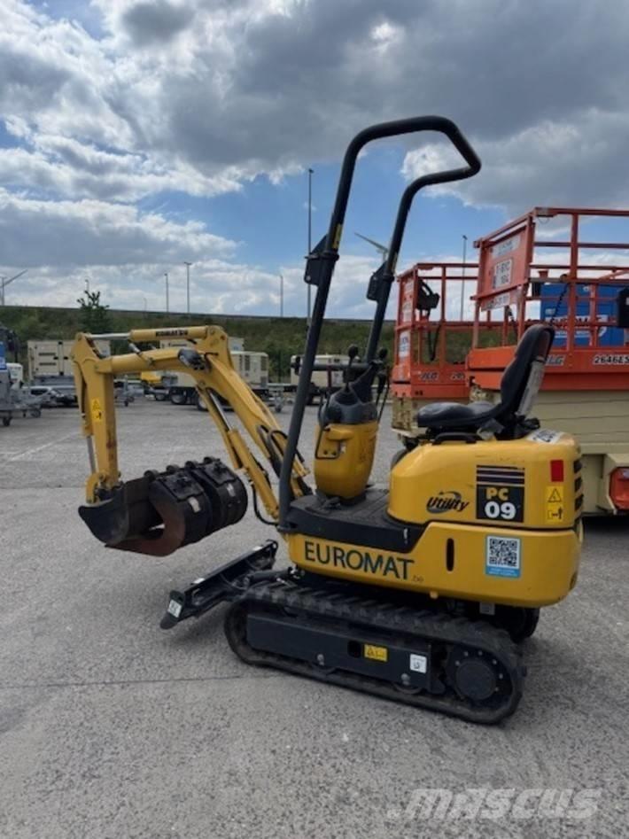 Komatsu PC 09-1 小型挖土機/掘鑿機<7t(小型挖掘機)