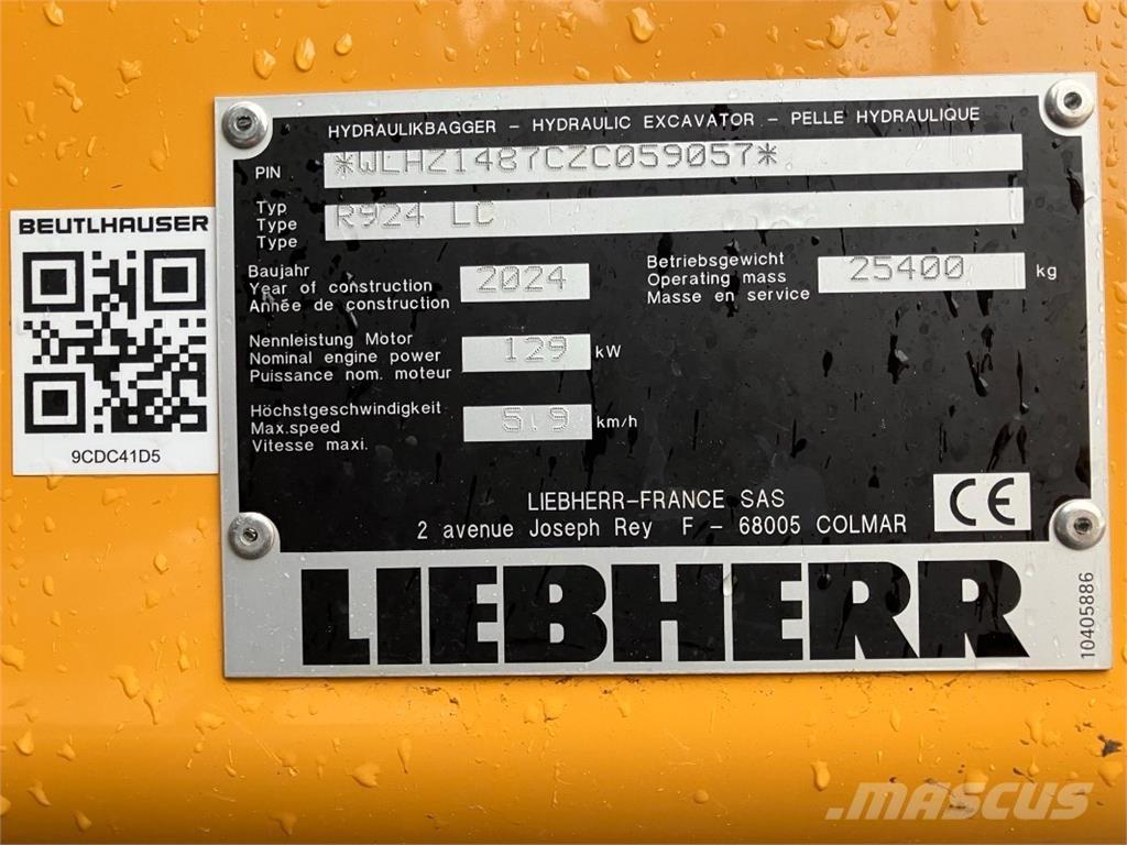 Liebherr R924 履帶式 挖土機/掘鑿機/挖掘機