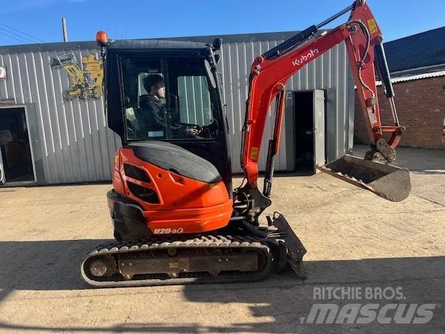 Kubota U 20-3 小型挖土機/掘鑿機<7t(小型挖掘機)