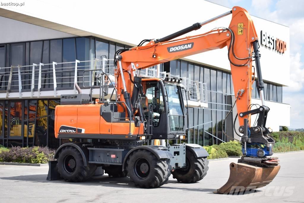 Doosan DX 170 W-5 旋轉式挖土機/掘鑿機/挖掘機