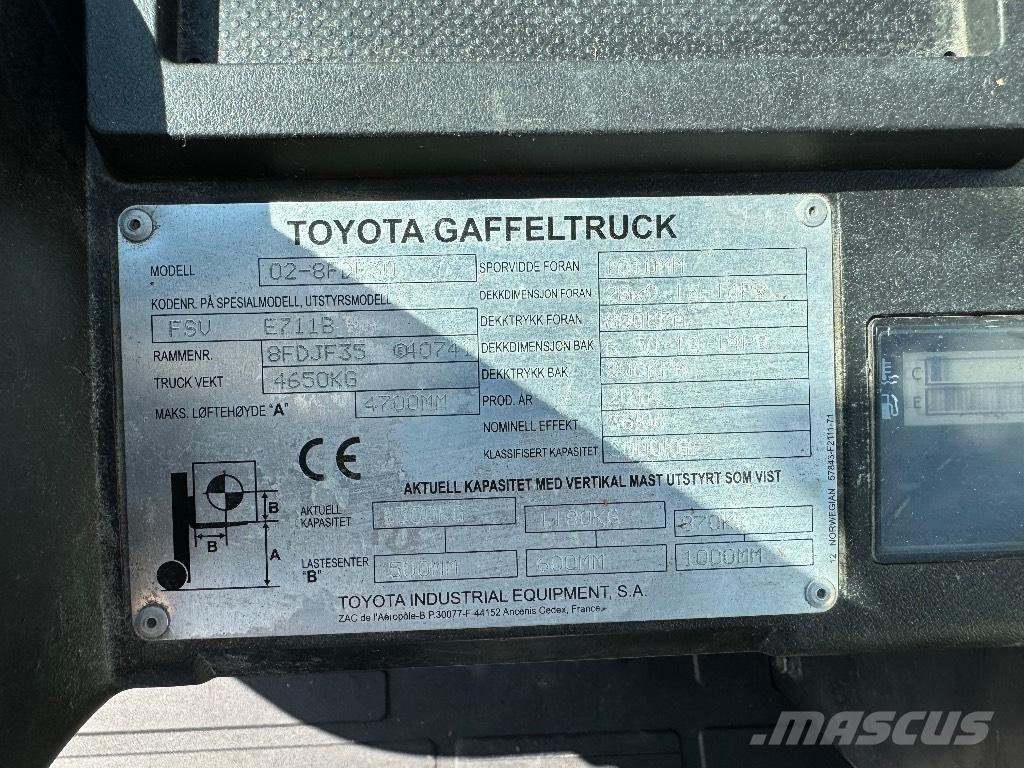 Toyota 02-8FDF30 柴油卡車