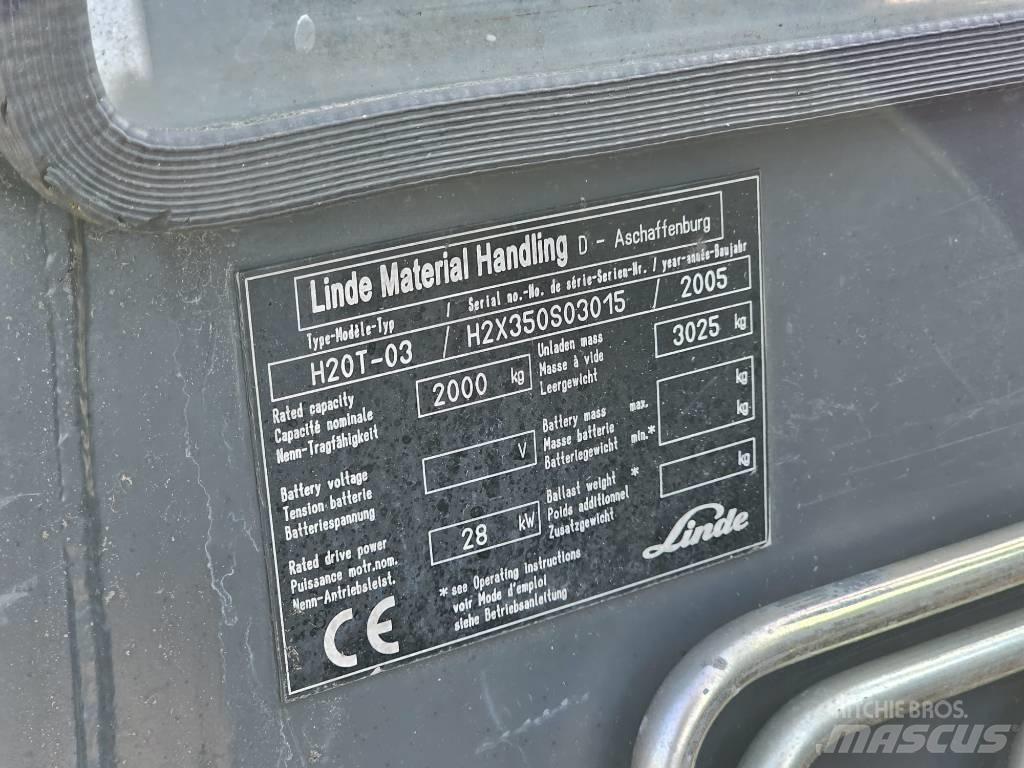 Linde H20T-03 液化石油氣LPG卡車