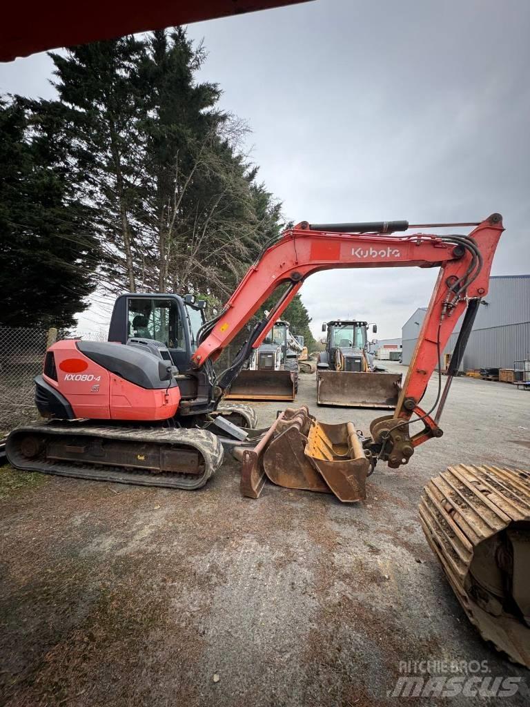 Kubota KX 80-4 A2 中型挖土機/掘鑿機/挖掘機 7t-12t