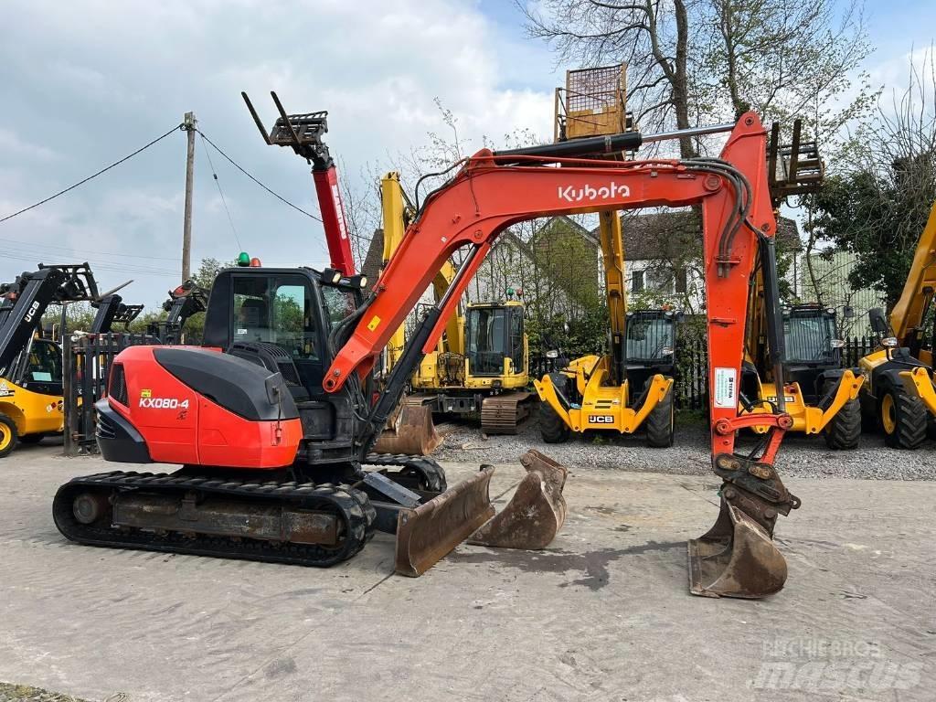 Kubota KX 80-4 中型挖土機/掘鑿機/挖掘機 7t-12t