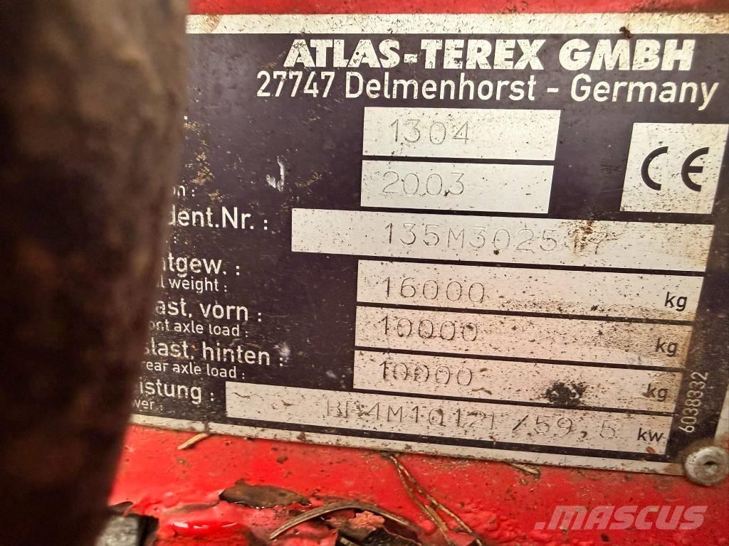 Atlas 1304 旋轉式挖土機/掘鑿機/挖掘機