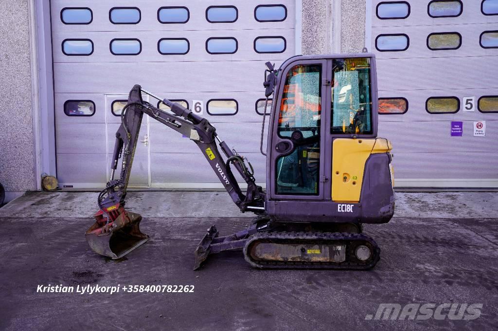 Volvo EC18C 小型挖土機/掘鑿機<7t(小型挖掘機)