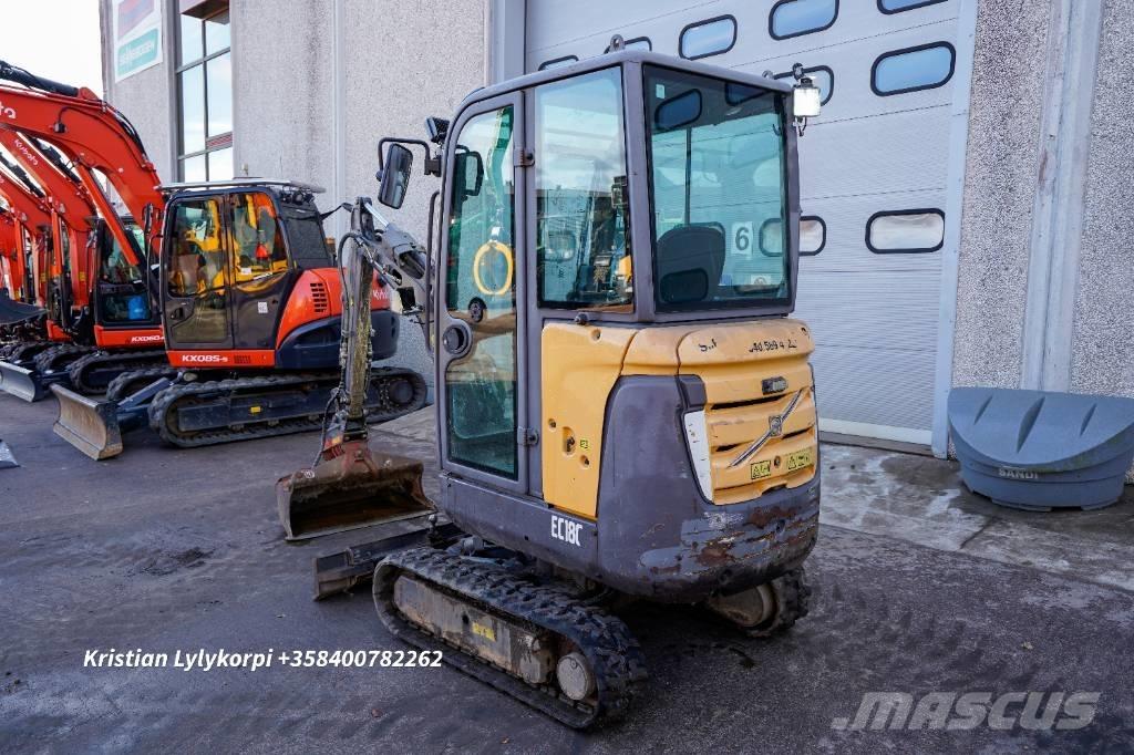 Volvo EC18C 小型挖土機/掘鑿機<7t(小型挖掘機)