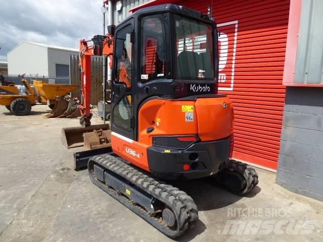 Kubota U 36-4 小型挖土機/掘鑿機<7t(小型挖掘機)