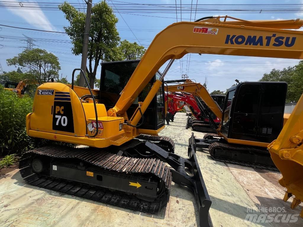 Komatsu PC 70 中型挖土機/掘鑿機/挖掘機 7t-12t