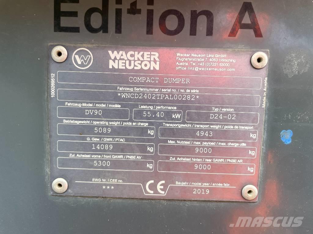 Wacker Neuson DV 90 側卸礦車